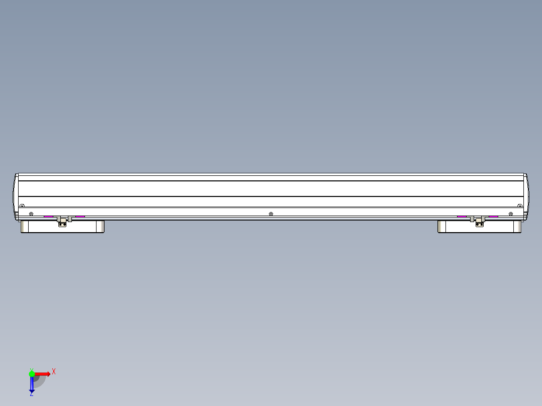 威洛博LC系列3d模型模组2LC22H1Y-S600俯视图
