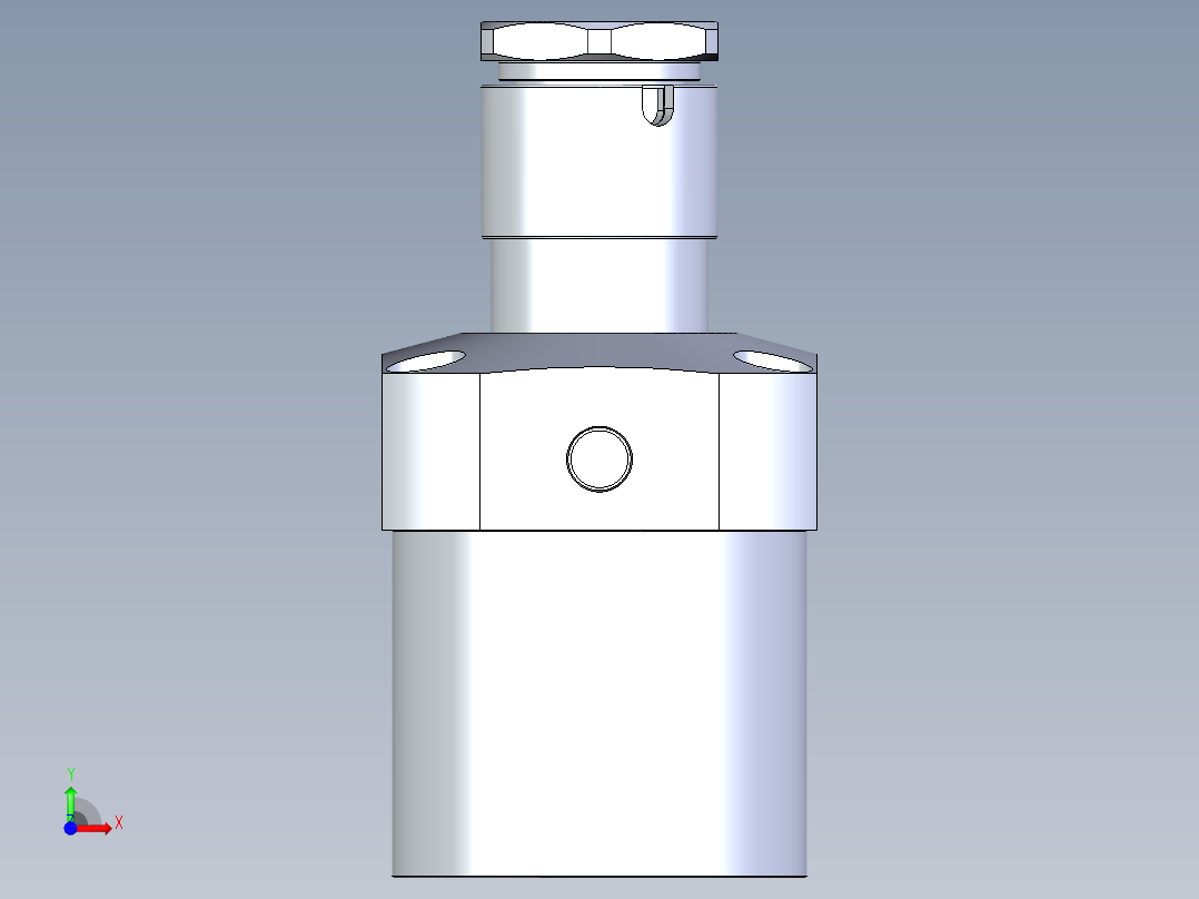 KOSMEKLG1050-SR-Y30多系列多零件图纸模型前视图