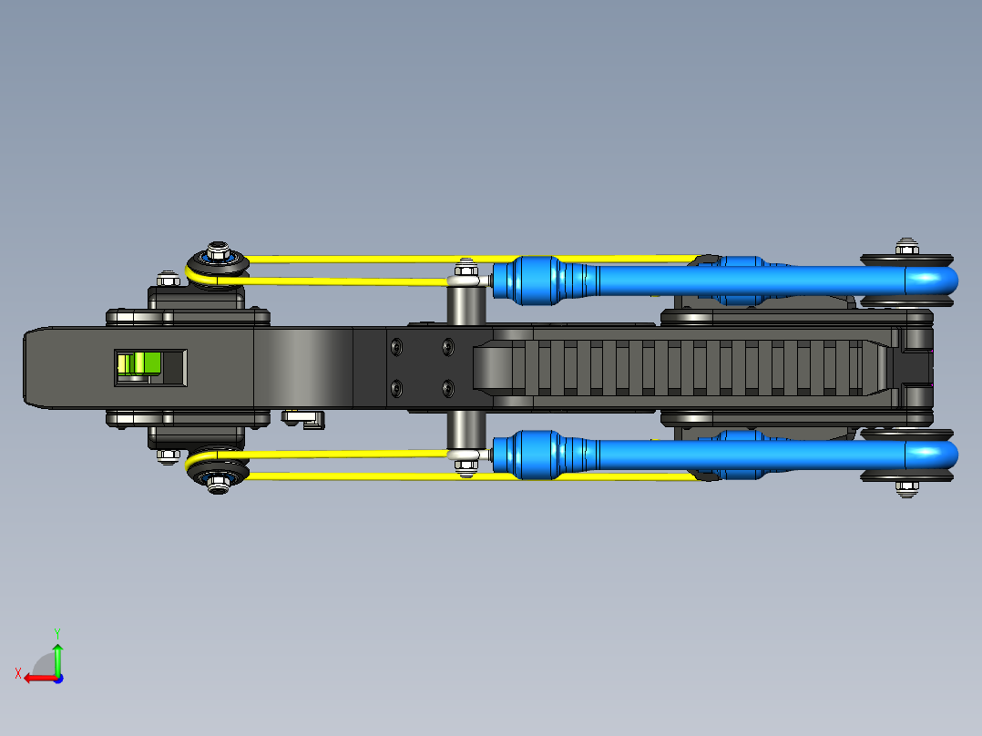 弹弓手枪后视图