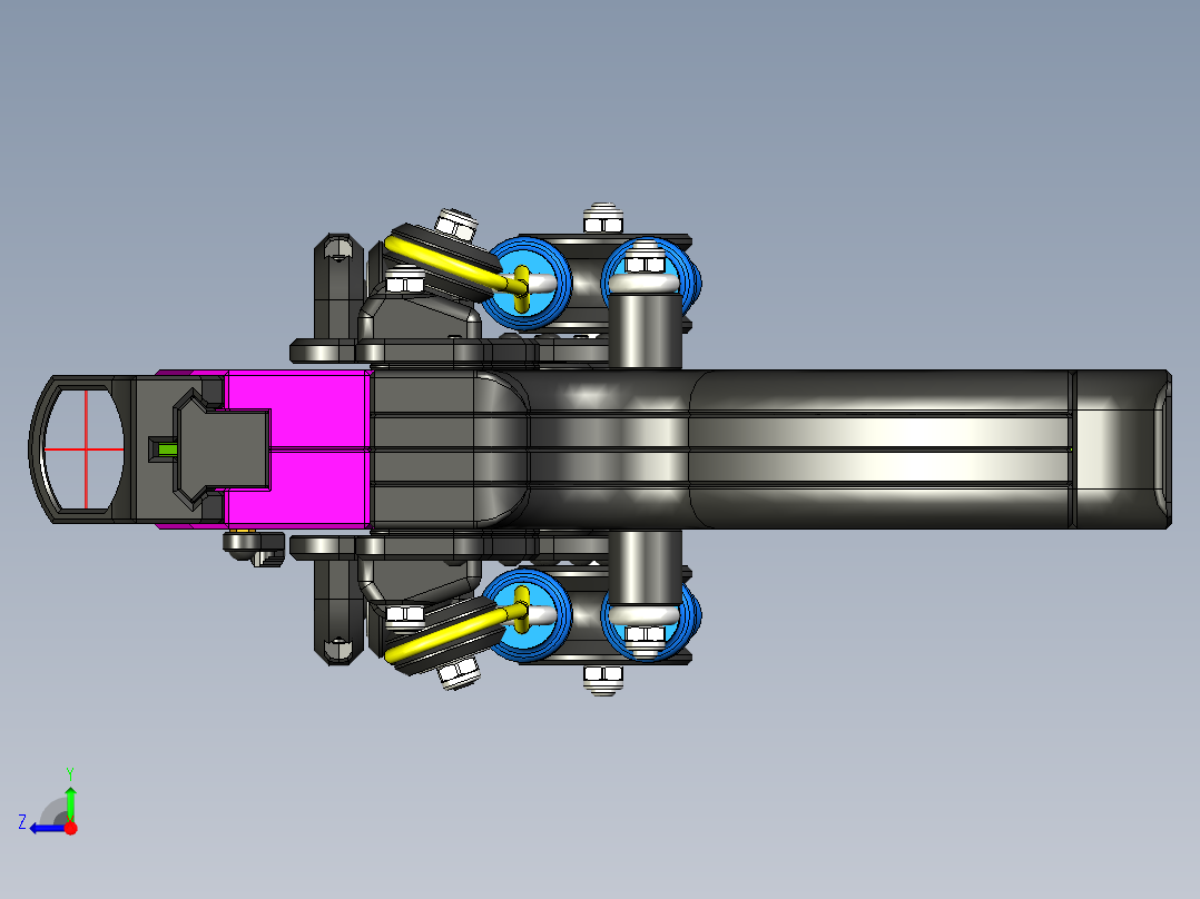 弹弓手枪右视图