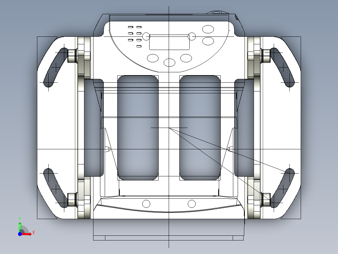 基恩士OP-86937_kc图纸模型前视图