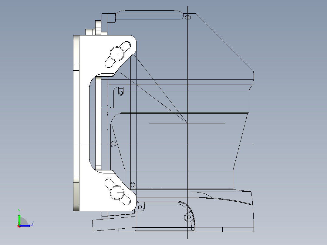基恩士OP-86937_kc图纸模型左视图