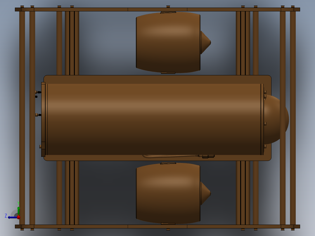 水下无人机（AUV）--sw右视图