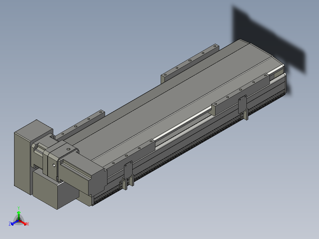 直线模组LHB21-L40-S450-LU设计图纸