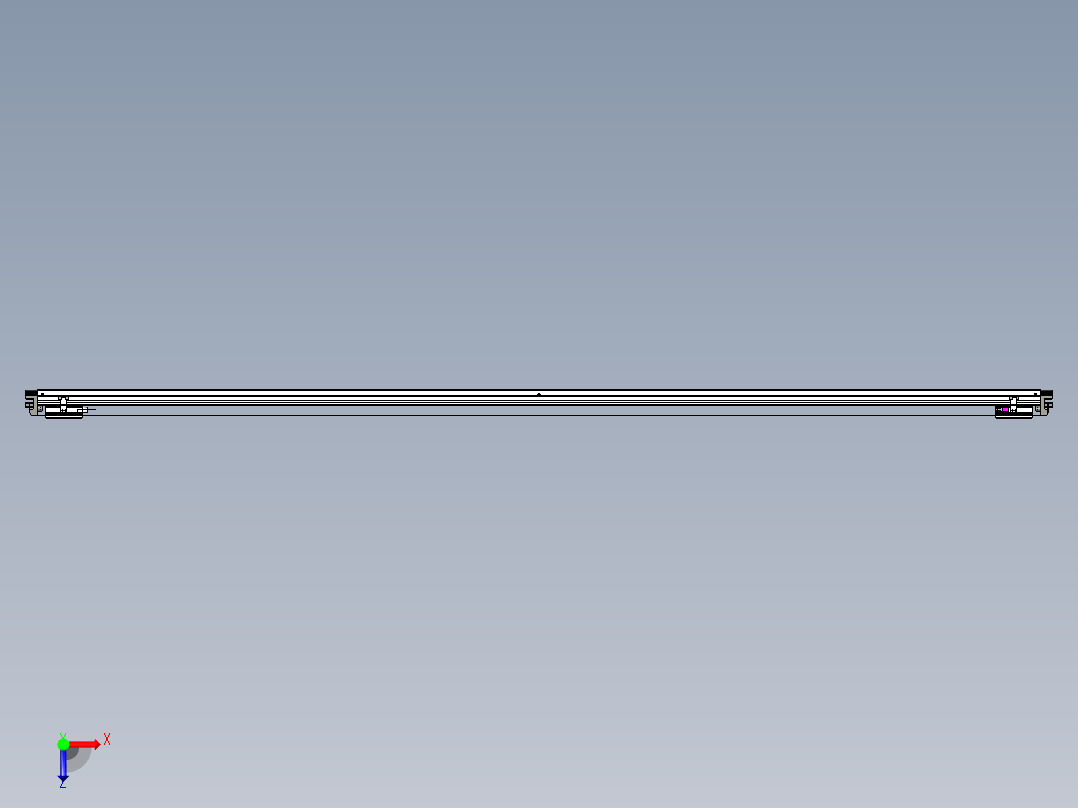 威洛博VL系列3d模型模组2VL14S1Y-S2700俯视图