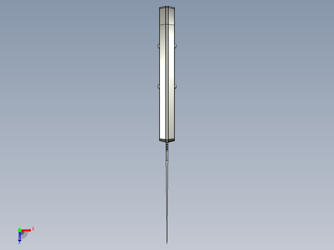 Spyderco 折叠刀俯视图