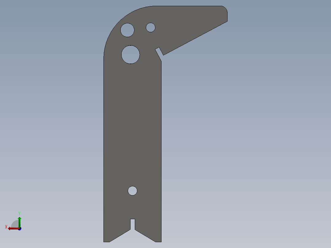 钻头测量工具后视图