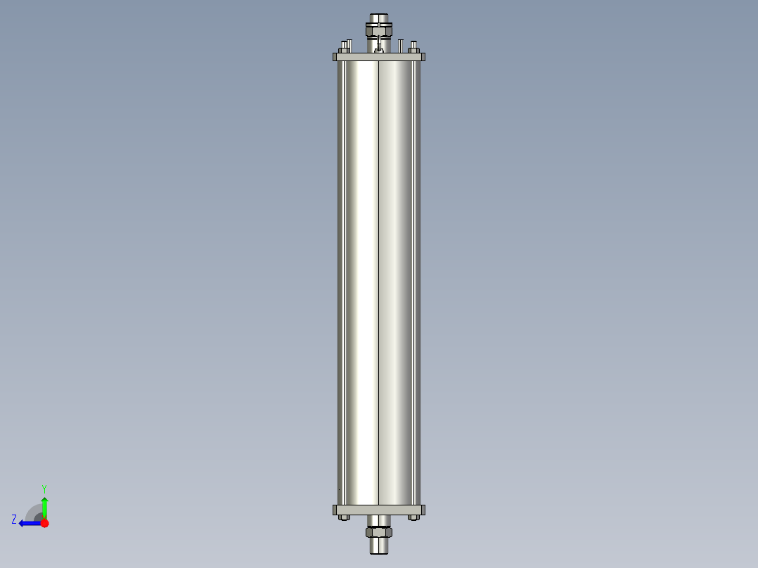 碟管式120公斤高压膜 DTRO模型右视图