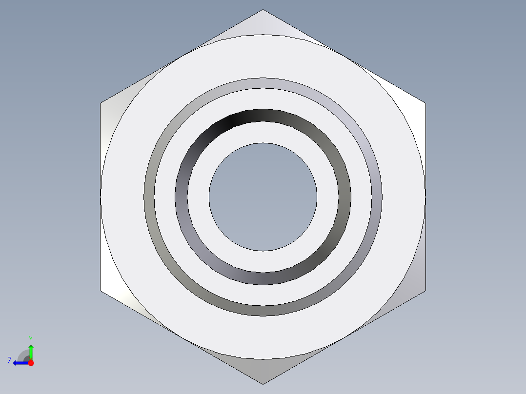 卡套式工业通用硬管接头EO_Bulkhead_union_SV14SOMD71右视图