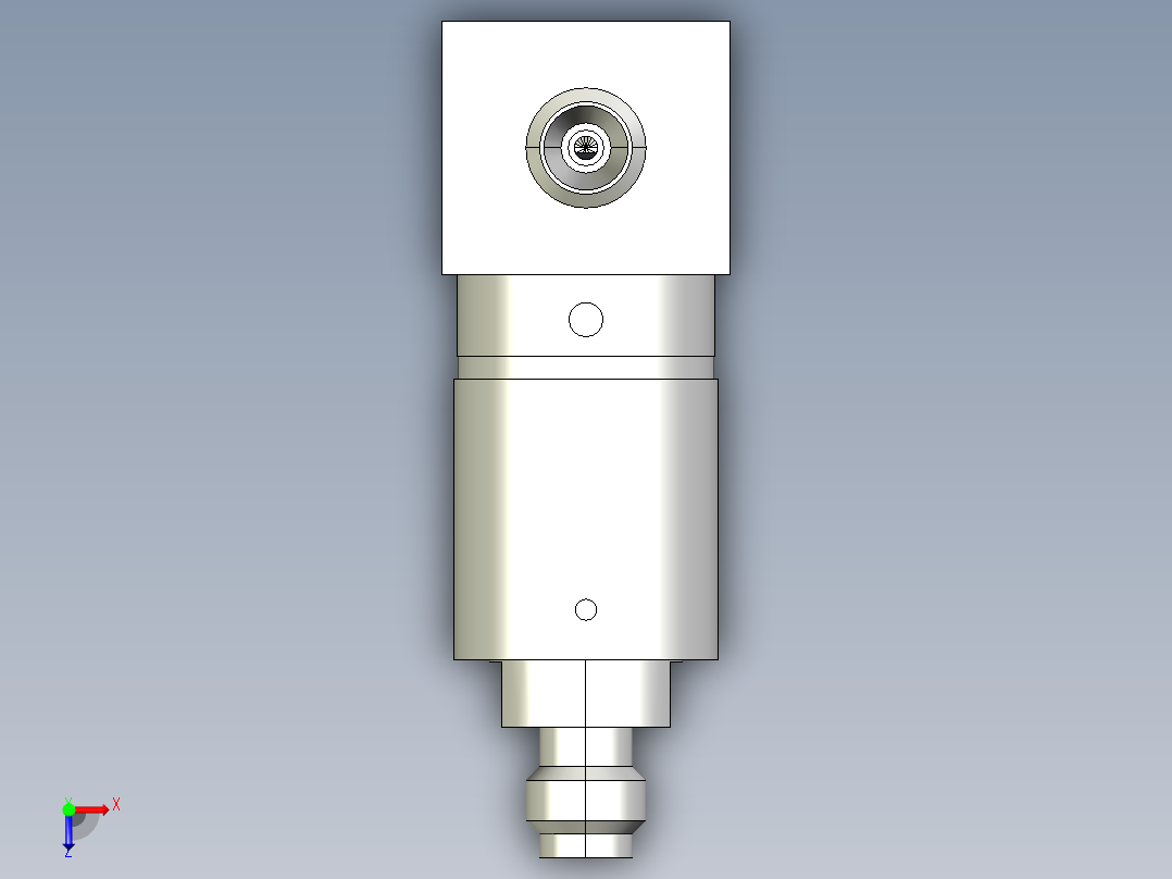 微型阀-微型液体阀-微小型分配阀系列图纸俯视图