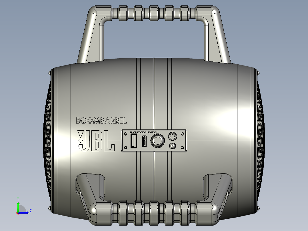 派对音箱左视图
