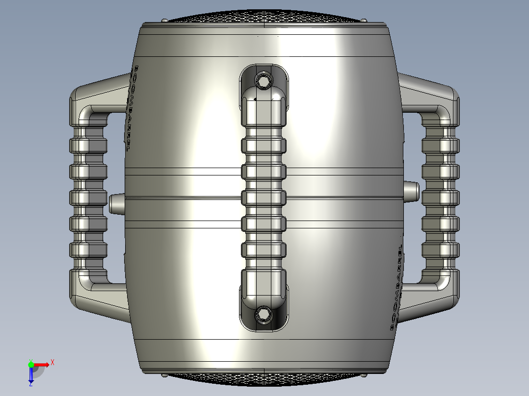 派对音箱俯视图