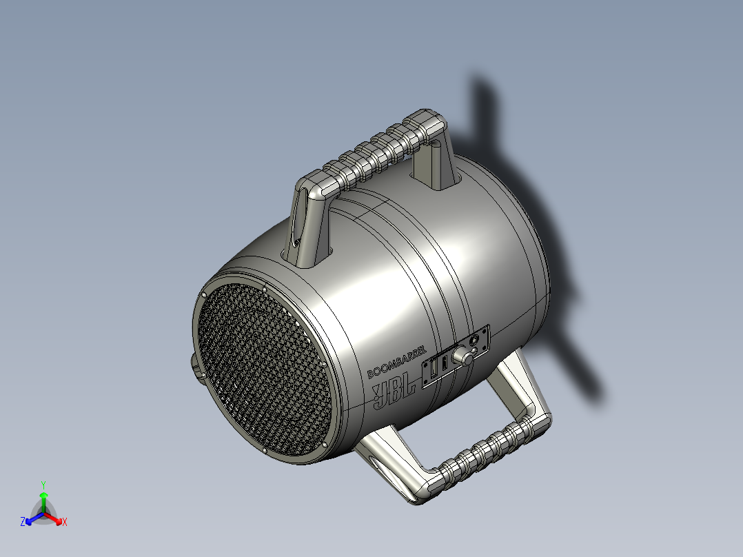 派对音箱正等轴测图