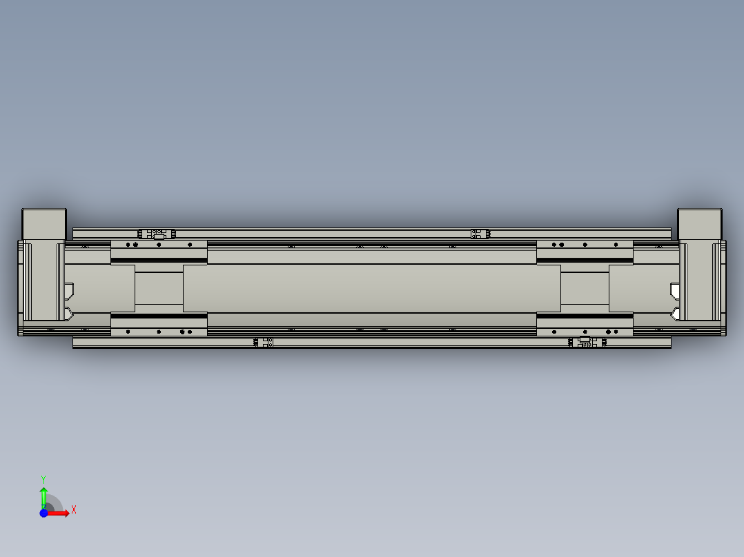 威洛博双电机滑台-VBF14S2-L50-S450-BU-P40-C6前视图