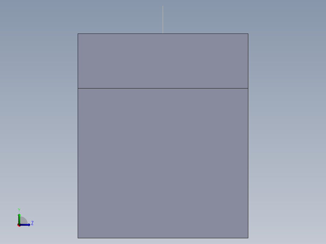 S22 气缸板左视图