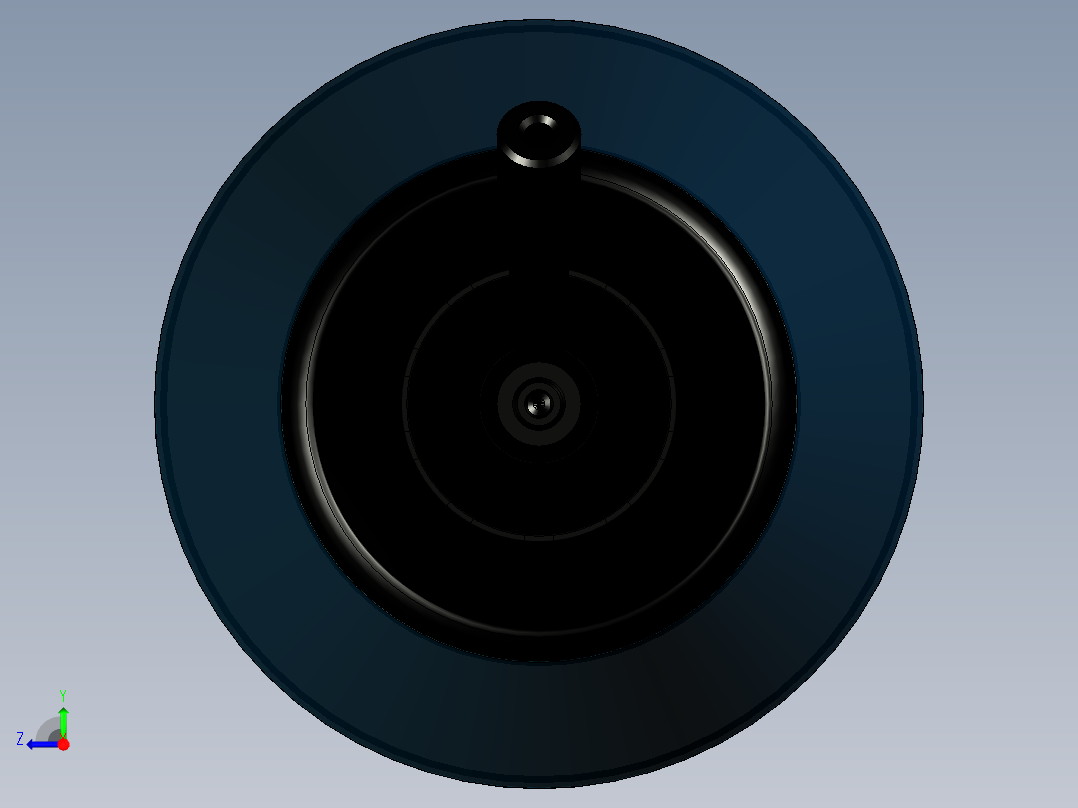 脉冲喷气发动机右视图