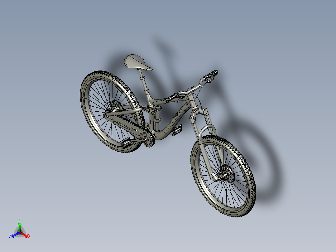 44---山地自行车设计图sw2013三维图纸模型设计图纸