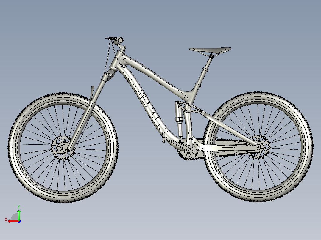 44---山地自行车设计图sw2013三维图纸模型设计图纸后视图