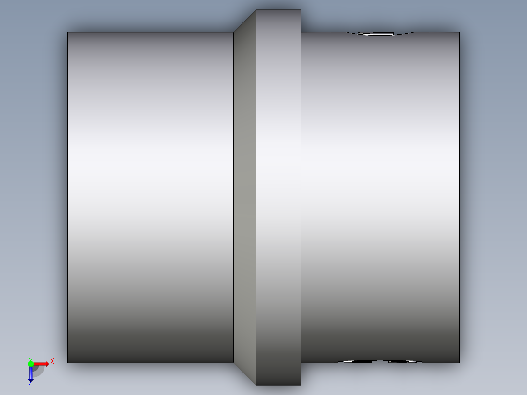 卡套式工业通用硬管接头EO_Blanking_plug_for_cones_BUZ22LCFX俯视图