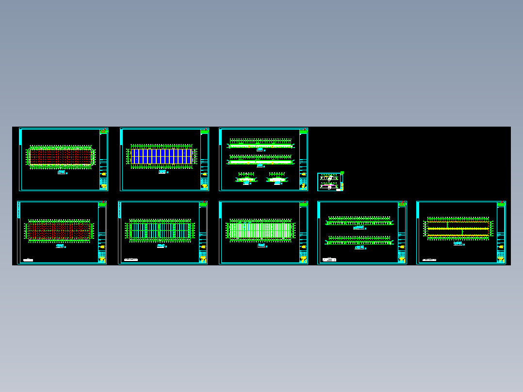 某公司200×48厂房工程CAD