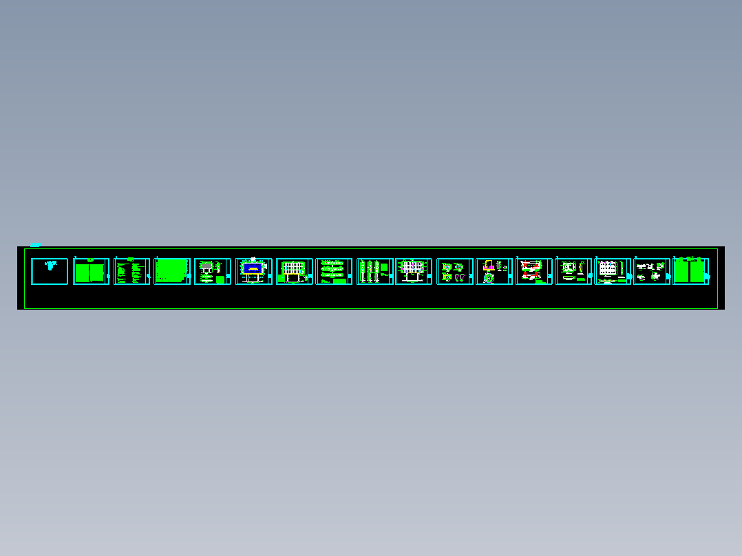 户外广告电子屏双立柱LED显示屏钢结构广告牌安装CAD