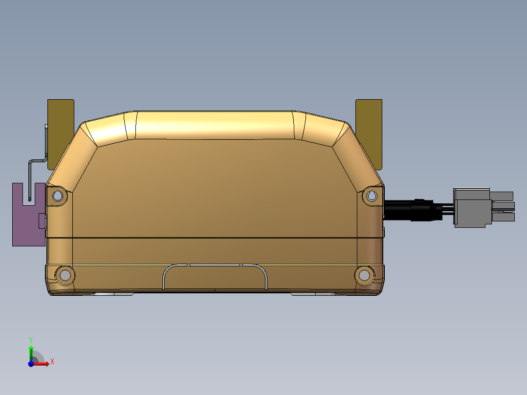 MTH丝杆半封闭模组MTH14-M-200W前视图