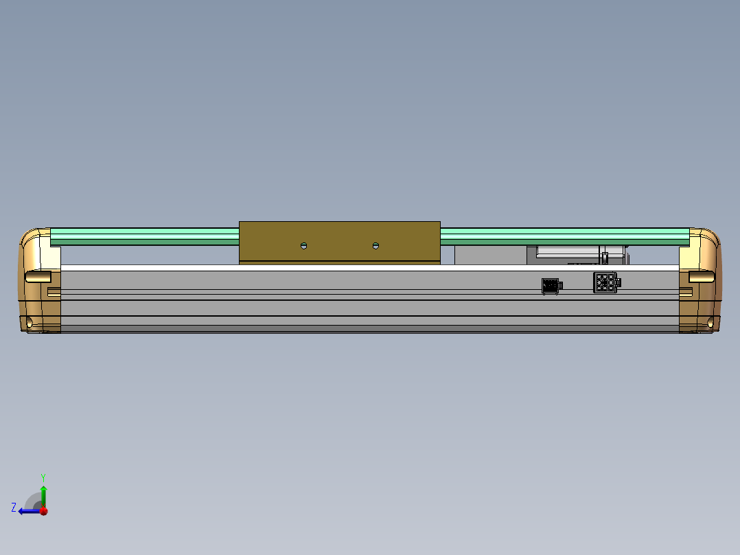 MTH丝杆半封闭模组MTH14-M-200W右视图