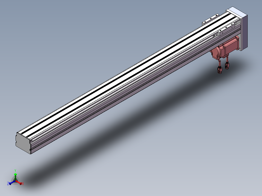 精密模组MY80S-T10-950L-P20B-BM-C4正等轴测图