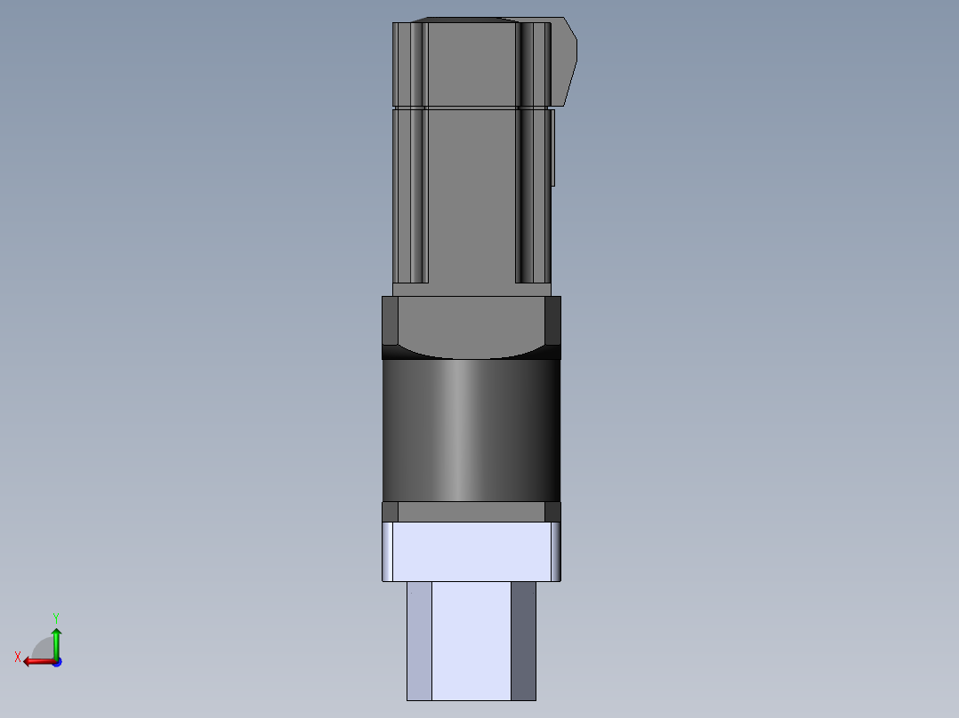64-TB-(750w电机+联轴器+减速机+64马达法兰盘+64TB马达座)后视图