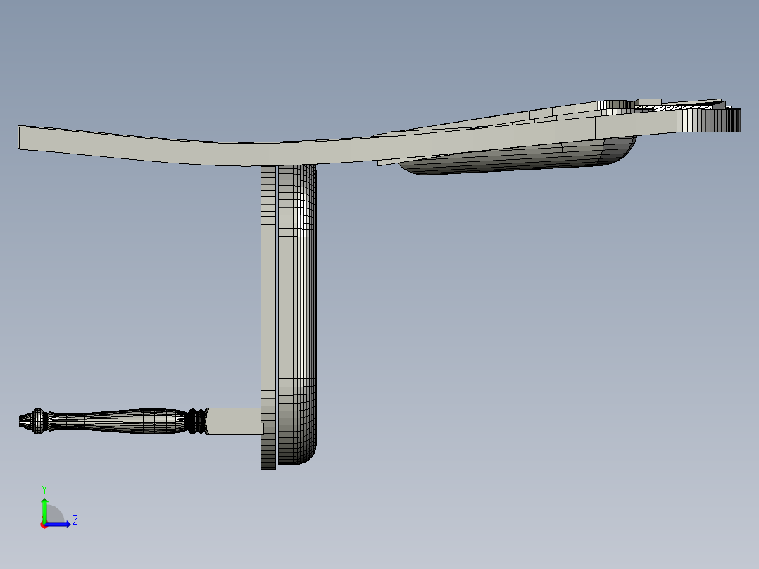 chair-nelita-木椅子左视图
