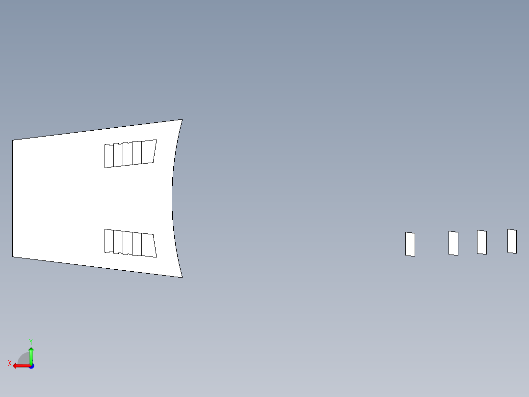 本田雅阁引擎盖--catia后视图