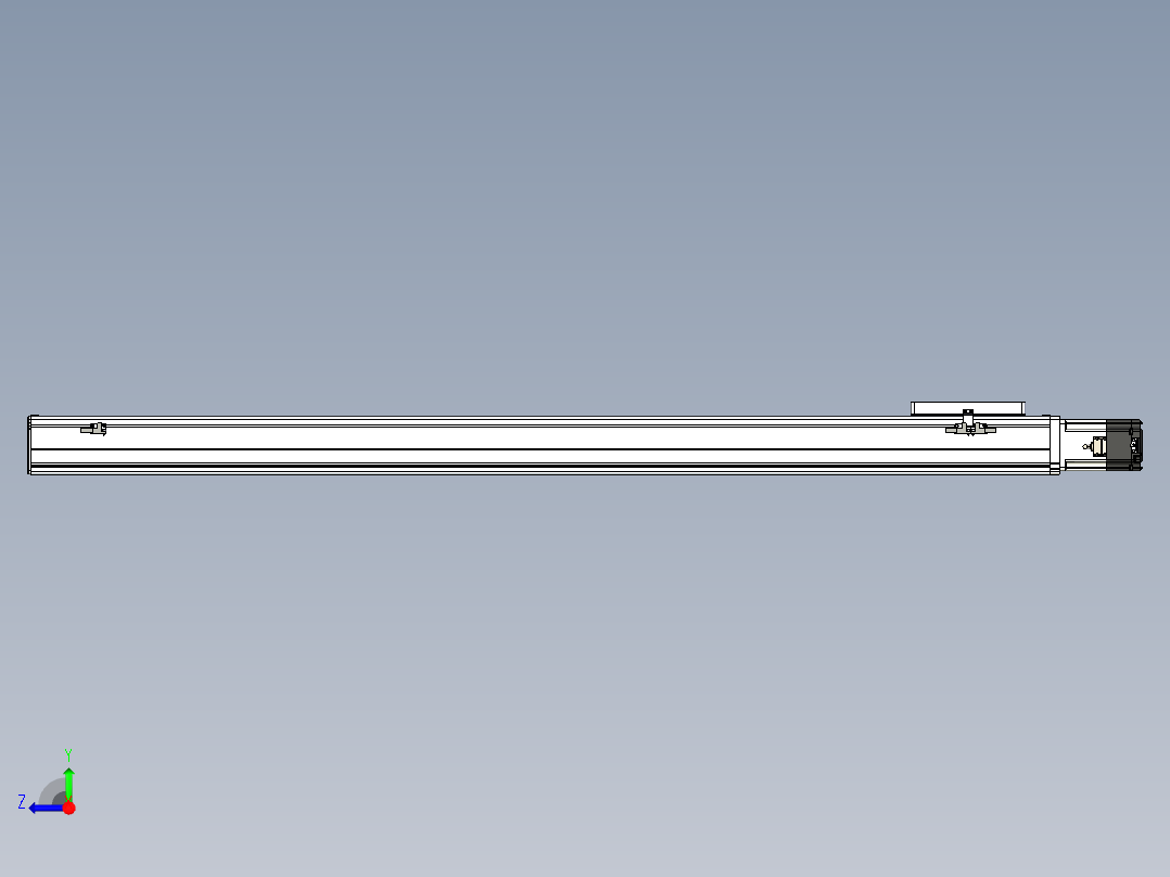 丝杠滑台-全封闭-EC17-Lx-C-S1350-BC-P75-D3右视图