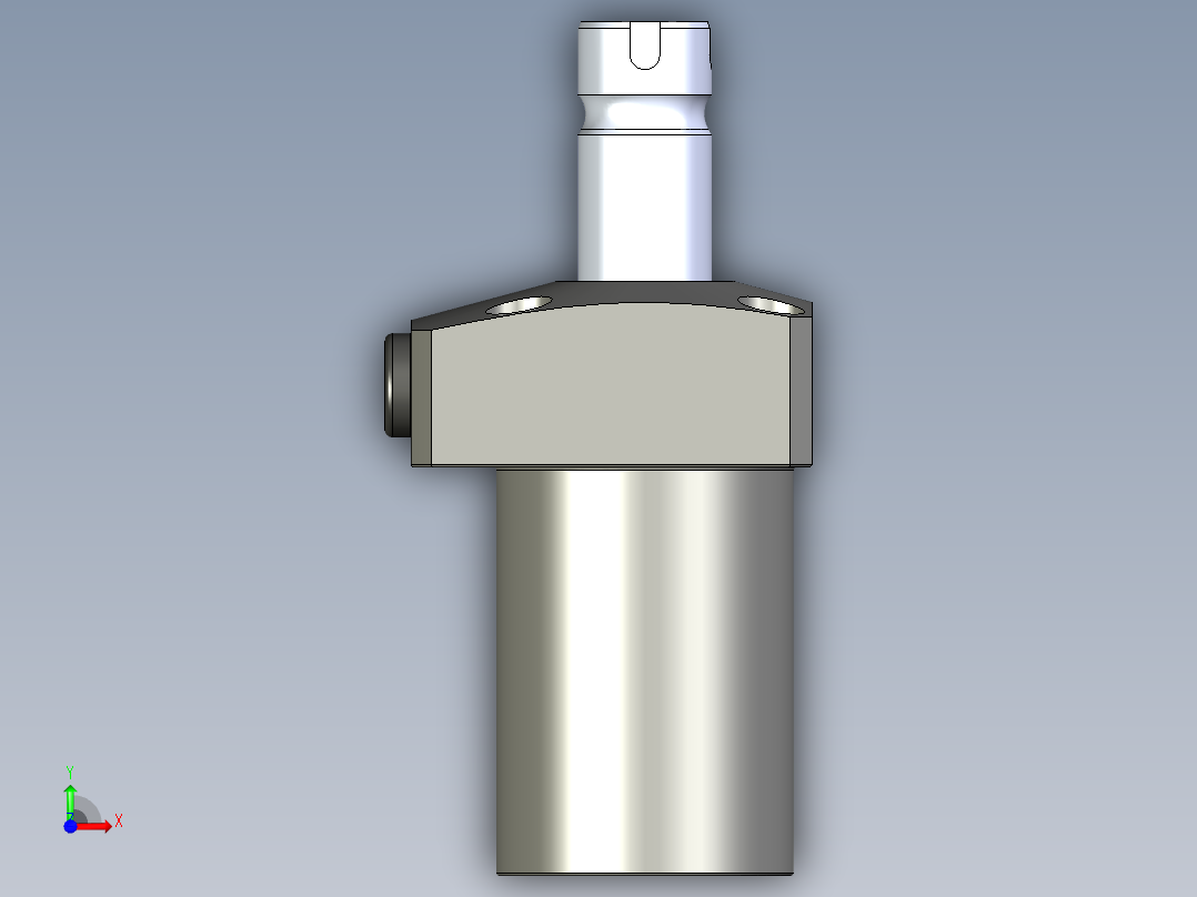 KOSMEKLHS0400-CL-F多系列多零件图纸模型前视图