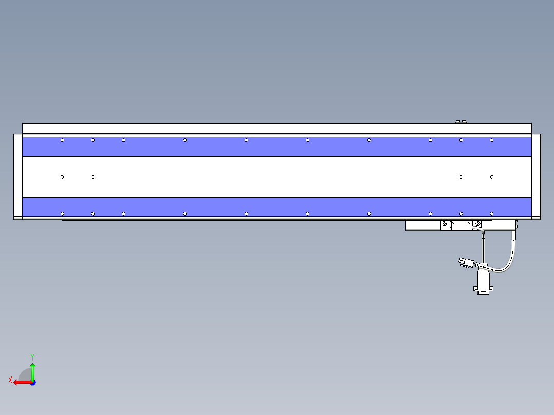 威洛博VL系列3d模型模组VL14S2Y-S600后视图