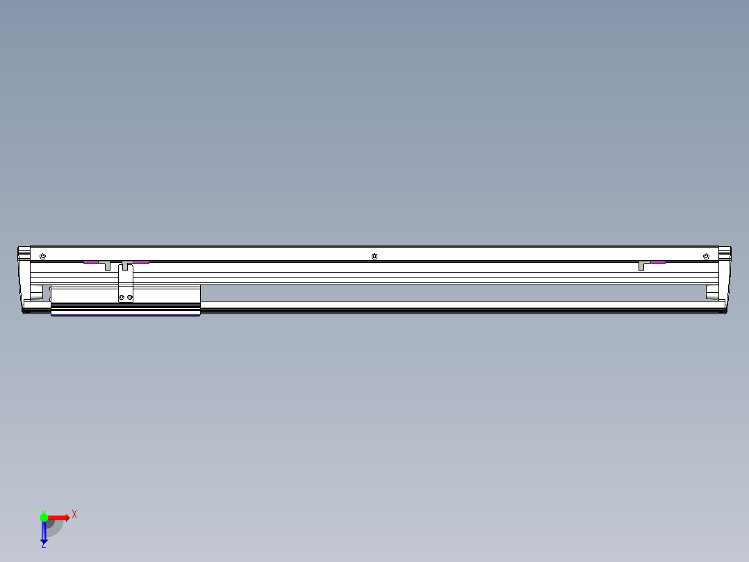 威洛博VL系列3d模型模组VL14S2Y-S600俯视图