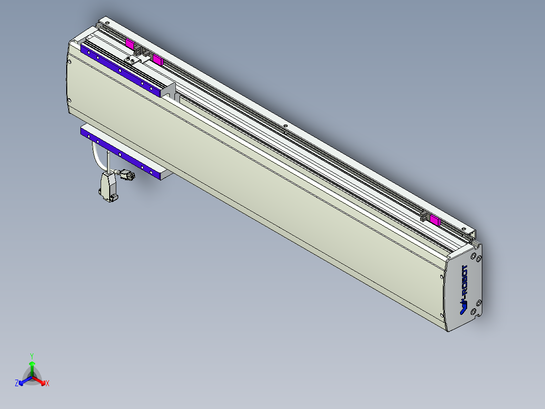 威洛博VL系列3d模型模组VL14S2Y-S600正等轴测图