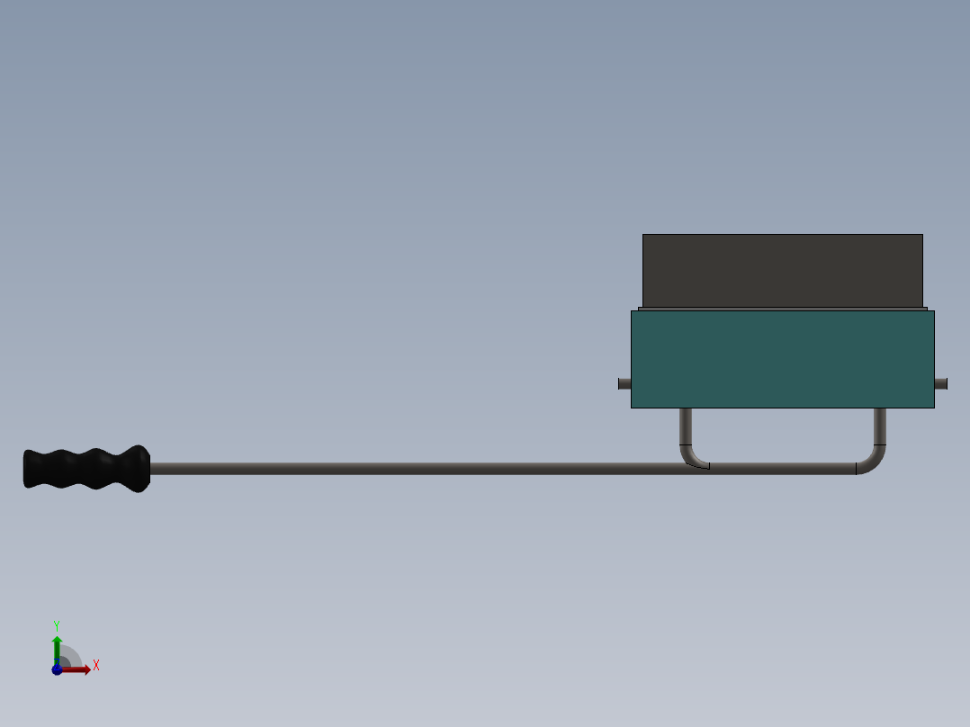 实验室马弗炉前视图