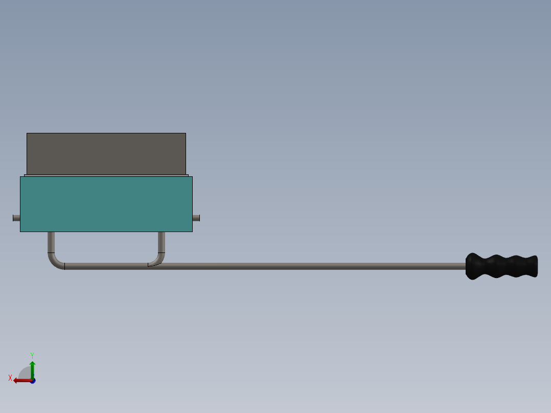 实验室马弗炉后视图