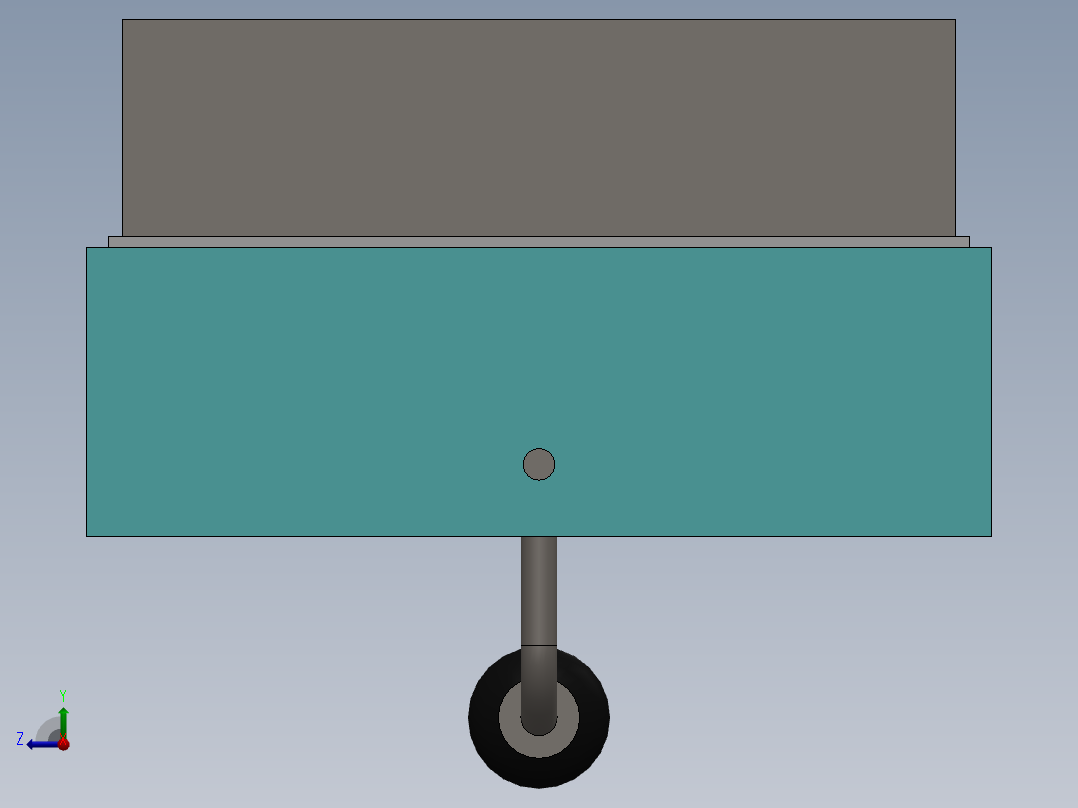 实验室马弗炉右视图