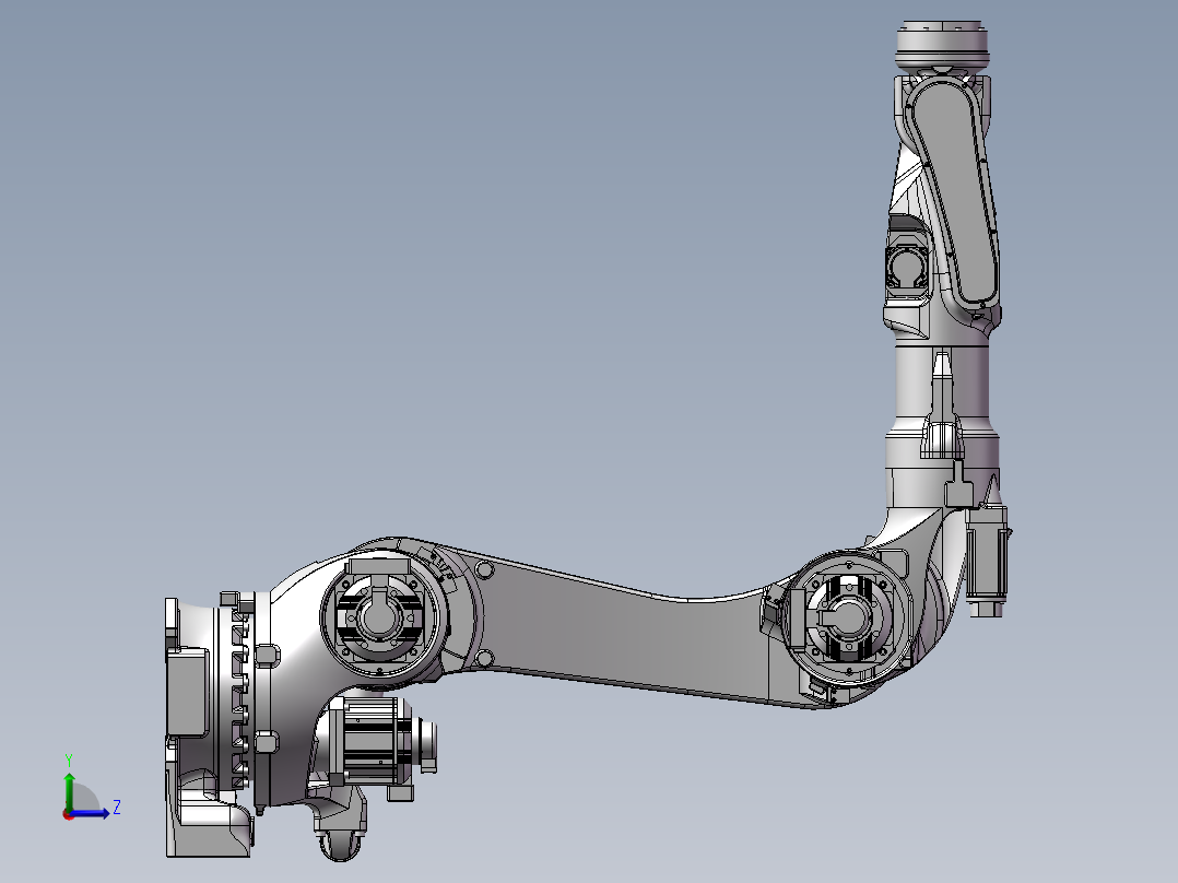 川崎BX200L机器人左视图
