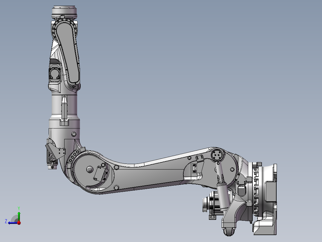 川崎BX200L机器人右视图