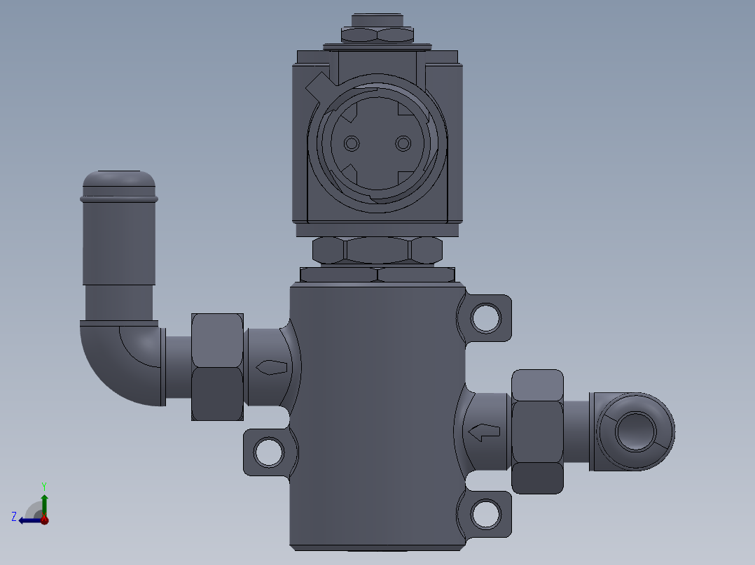 环形装配线sw18可编辑右视图