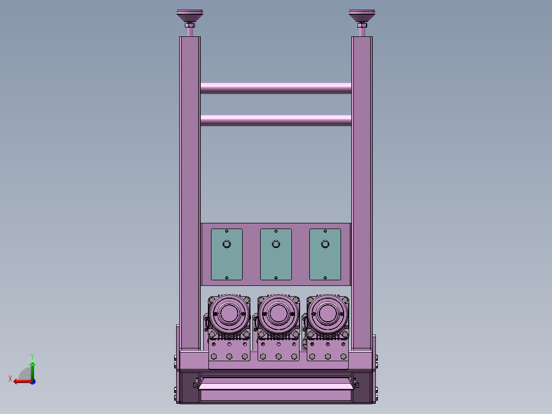螺杆供料装置sw22后视图