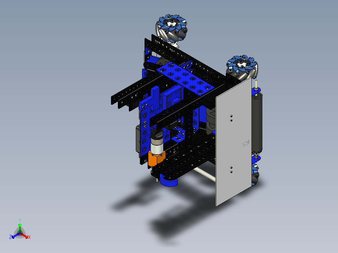 <span style='color: red'>Team49</span> <span style='color: red'>Robot</span><span style='color: red'>机器人</span><span style='color: red'>车</span>3D数模图纸 STP格式