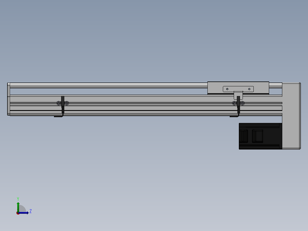 精密模组MY140-T10-400L-BM-P40B-C4-C左视图