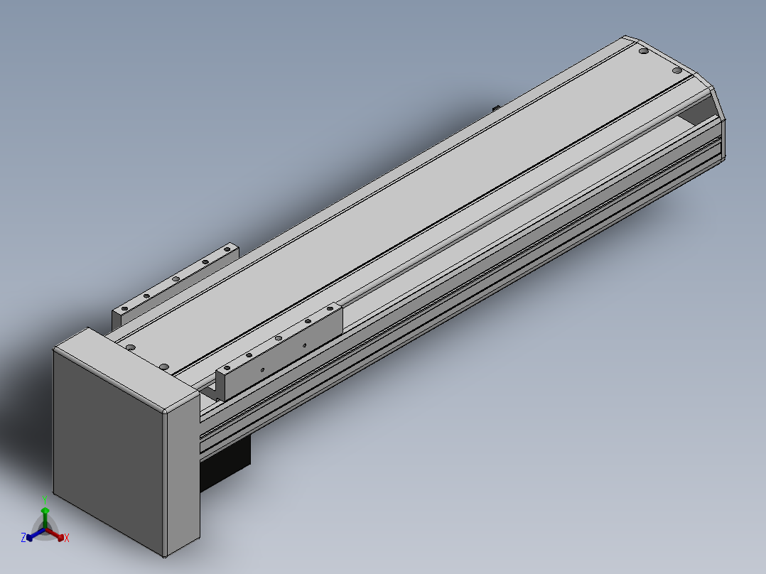 精密模组MY140-T10-400L-BM-P40B-C4-C正等轴测图
