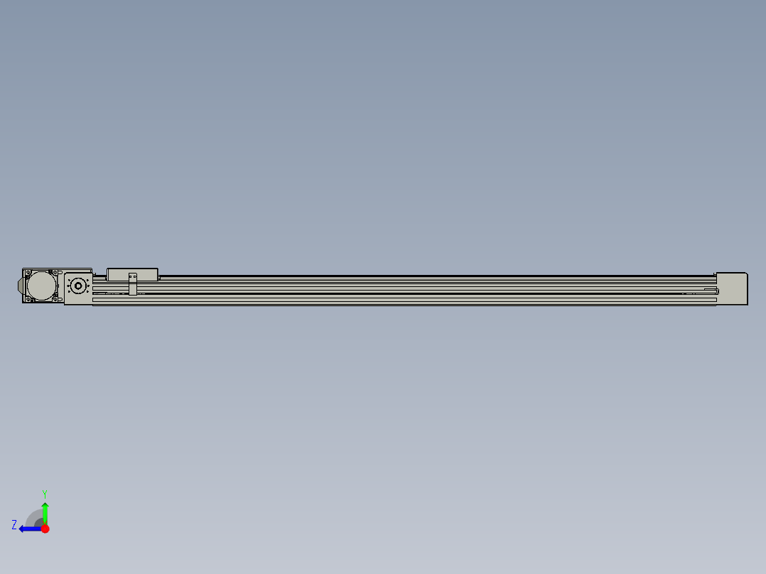 威洛博直线电机模组EB4-L40-S950-BR-57-MS3右视图