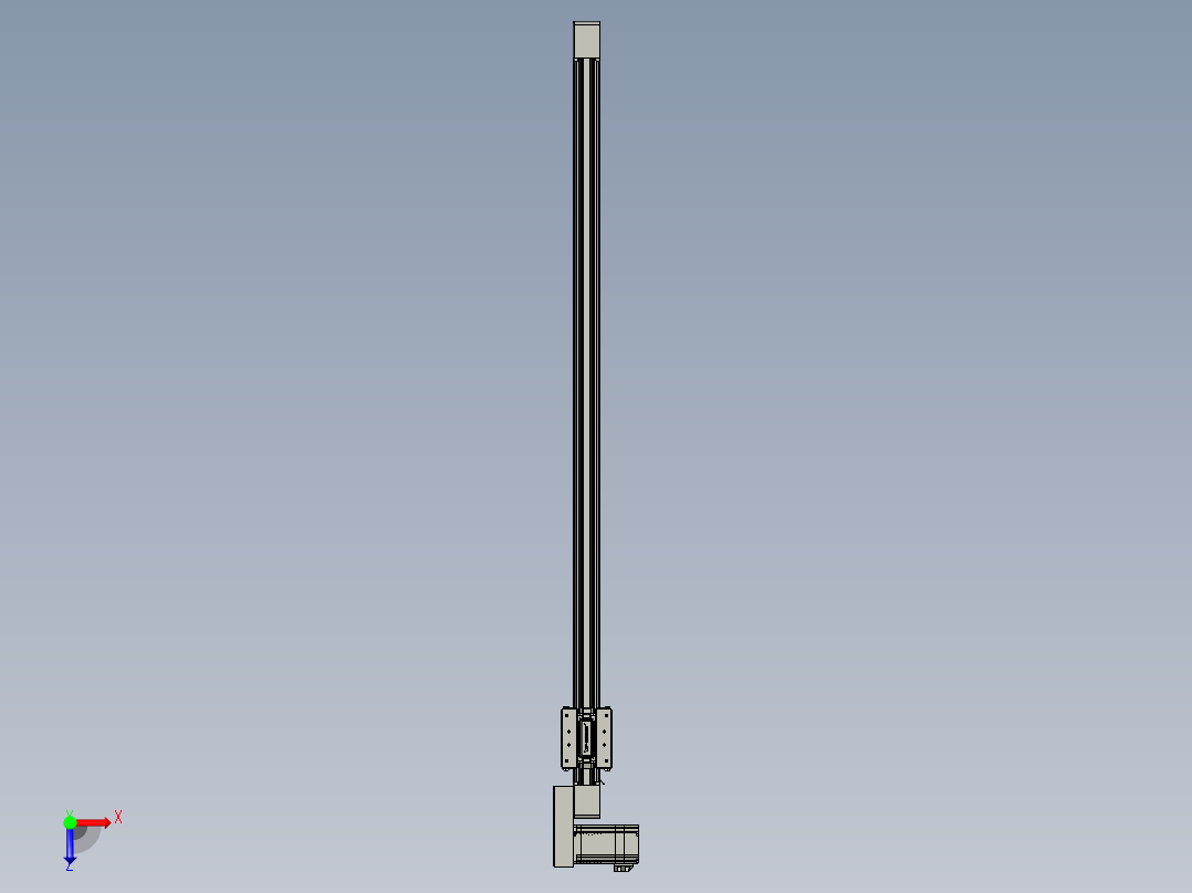 威洛博直线电机模组EB4-L40-S950-BR-57-MS3俯视图
