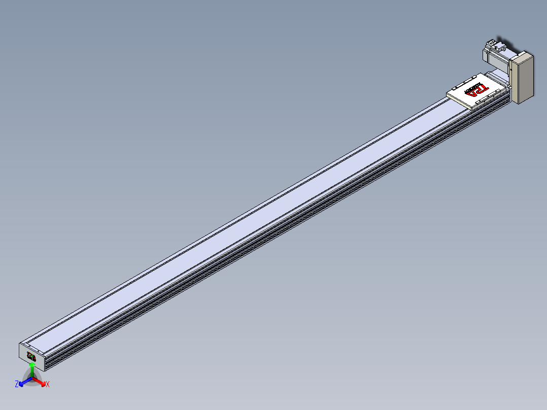 同步带全封闭直线模组TPA-HCB-110D-90-L1800-LU-Y-P40-N3