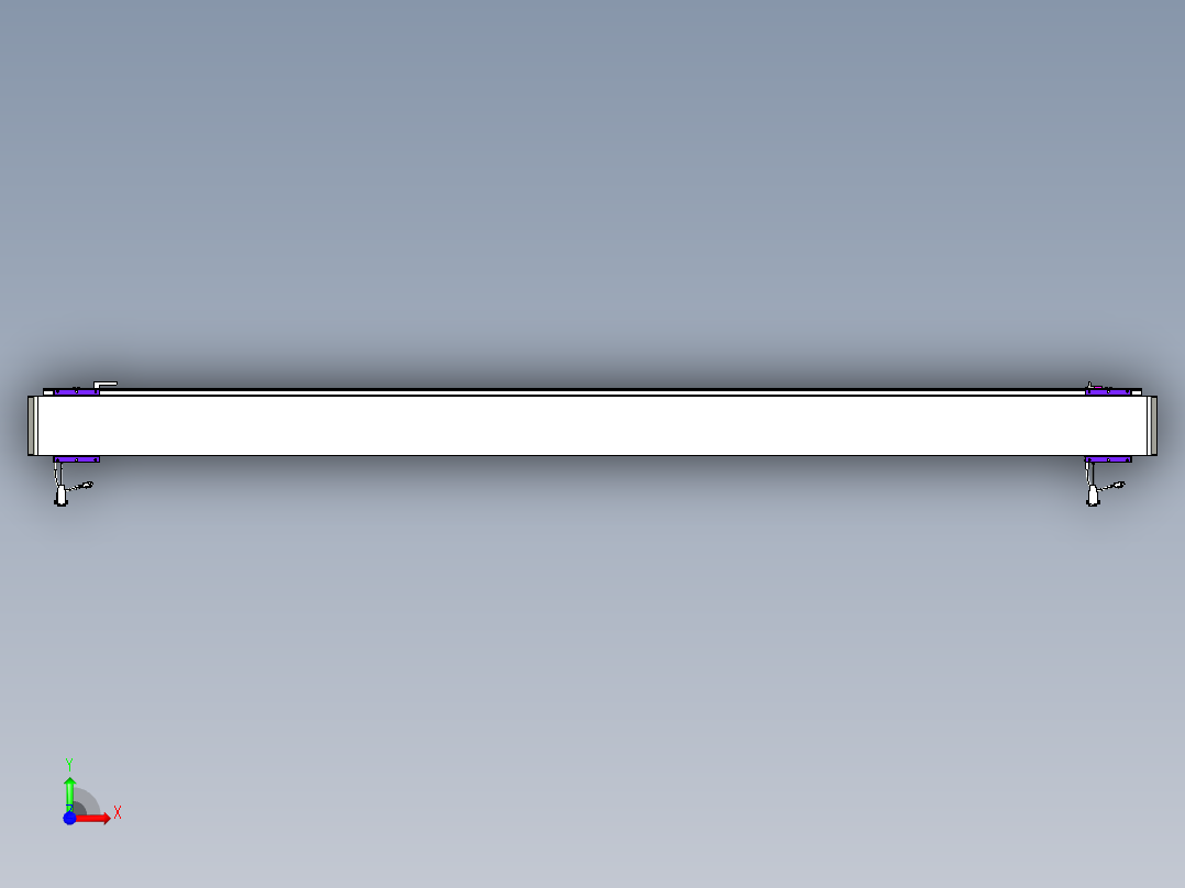 威洛博VL系列直线电机模组-2VL14S1-S2300前视图